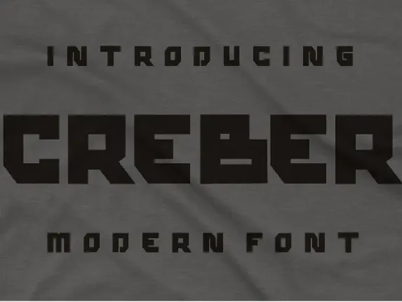 Creber font