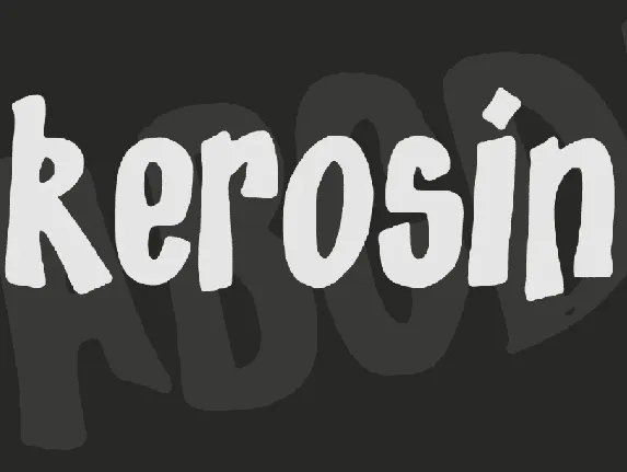 kerosin font