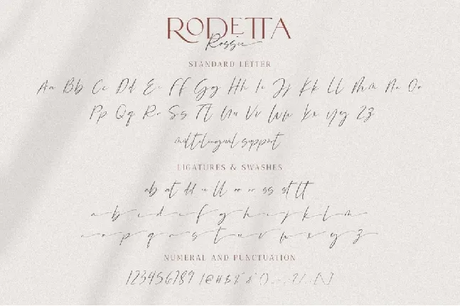 Rodetta font