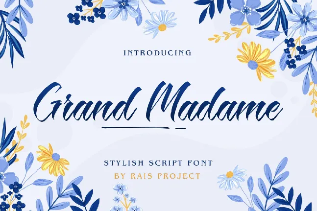 Grand Madame Demo font