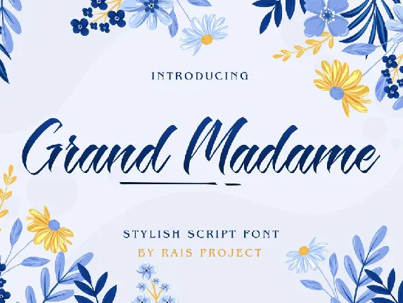 Grand Madame Demo font