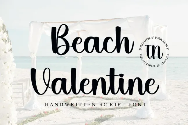 Beach Valentine font