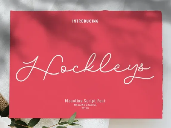 Hockleys font