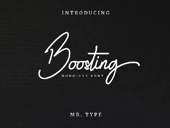 Boosting font