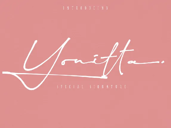 Yonitta font