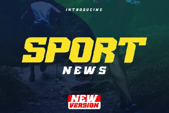 Sport News font