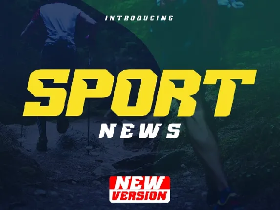 Sport News font