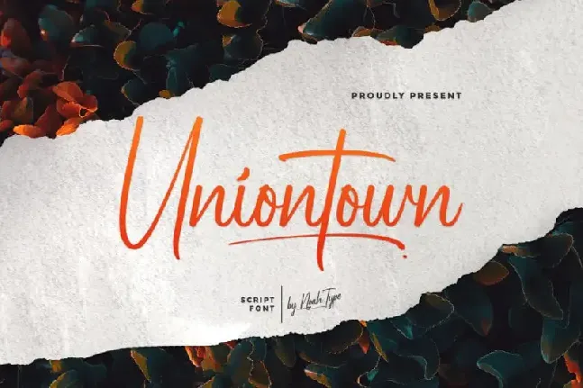 Uniontown Script font