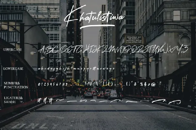 Khatulistiwa Script font