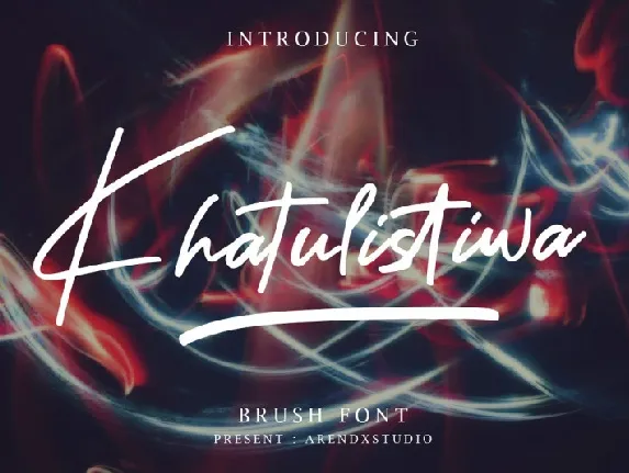 Khatulistiwa Script font