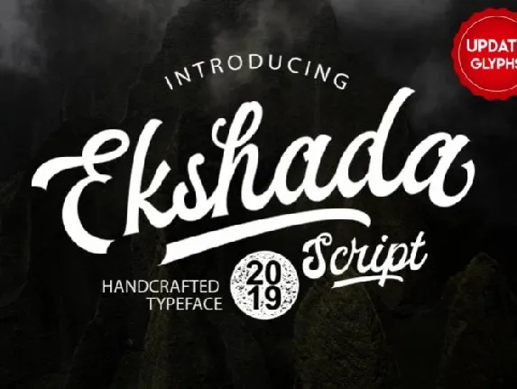 Ekshada Script font