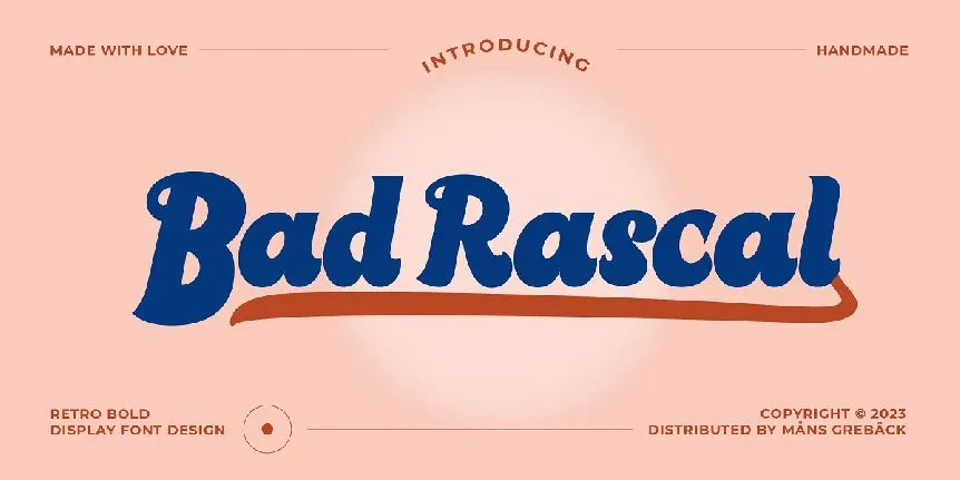 Bad Rascal font