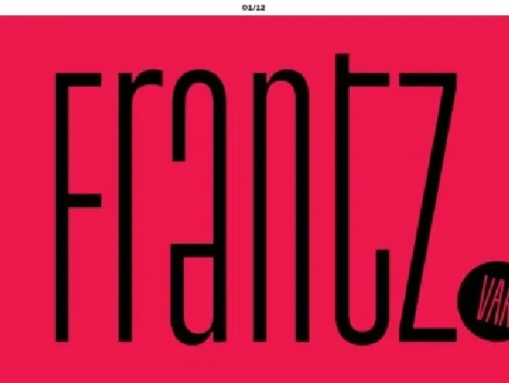 TT Frantz font