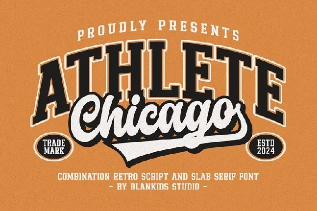 Chicago Athletic font