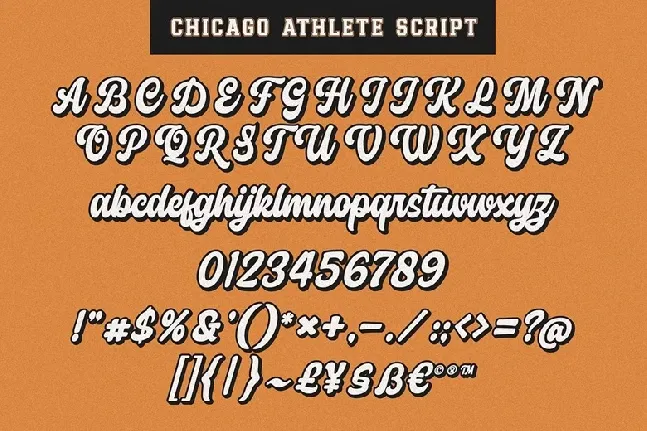 Chicago Athletic font