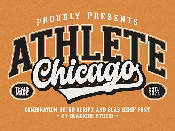 Chicago Athletic font