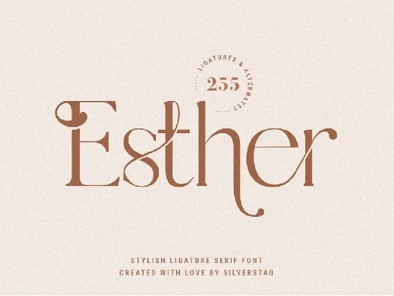 Esther font