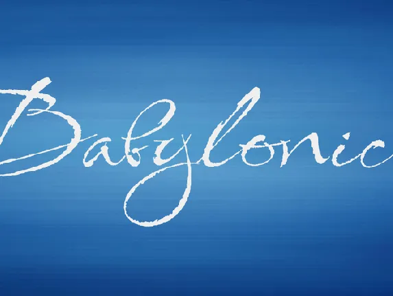 Babylonica font