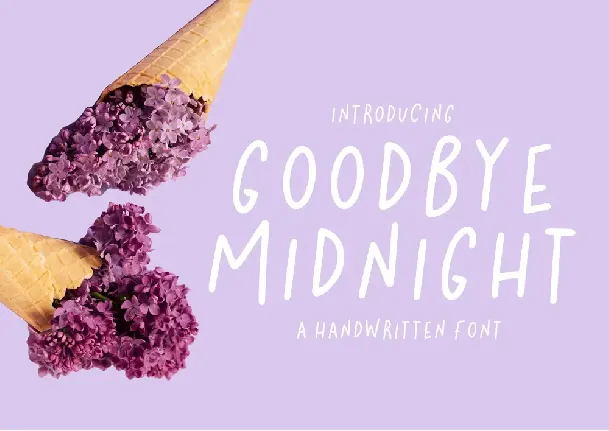 Goodbye Midnight font