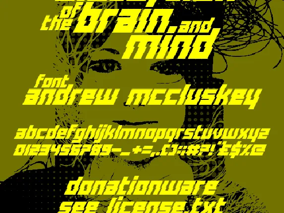 Distortion Of The Brain And Mind font