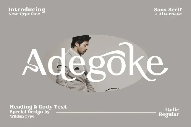 Adegoke Serif font