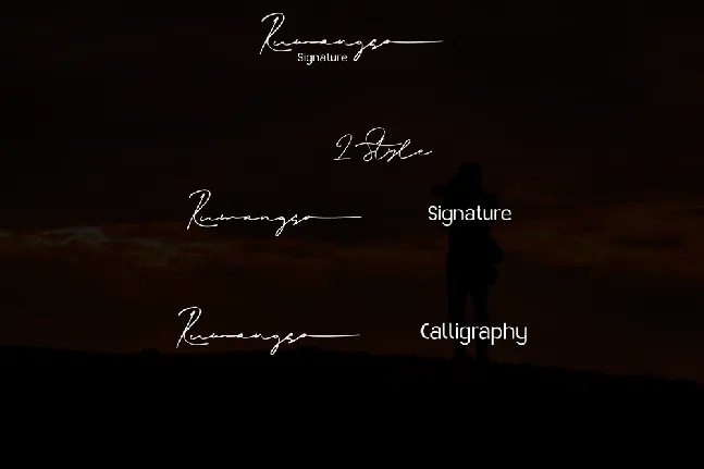 Rumangsa Handwritten font