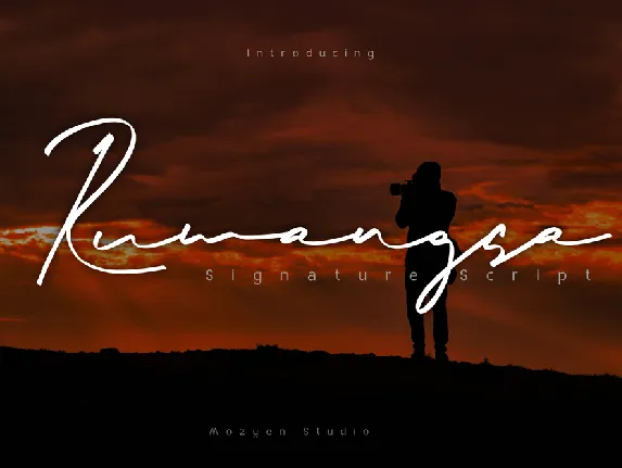 Rumangsa Handwritten font