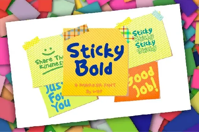 Sticki Bold font