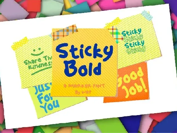 Sticki Bold font