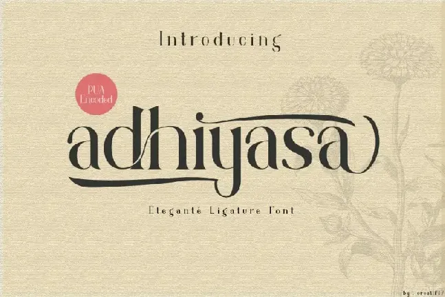 Adhiyasa Serif font