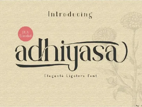 Adhiyasa Serif font