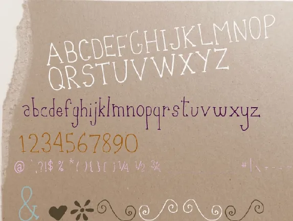 Orangimelo Hand Drawn font