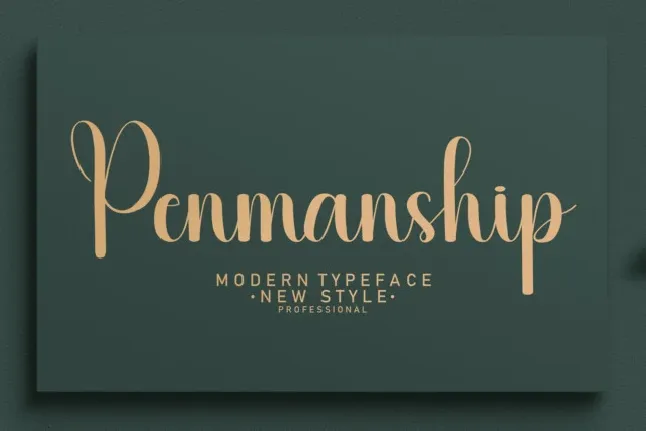 Penmanship Script font