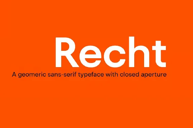 Recht font