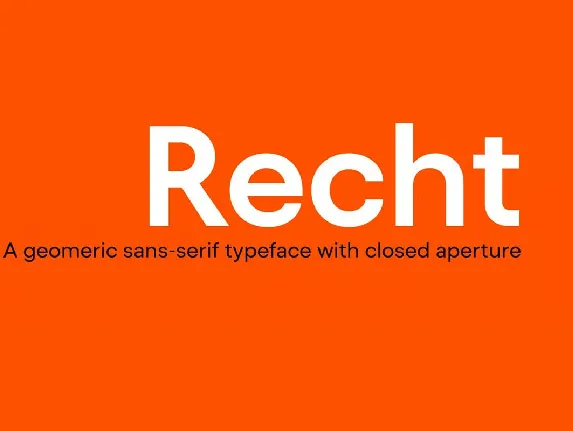 Recht font