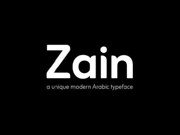 Zain Family font