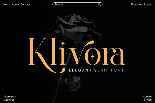 Klivora font