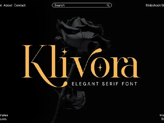 Klivora font