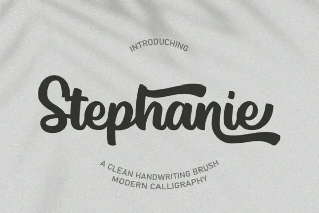 Stephanie Script font