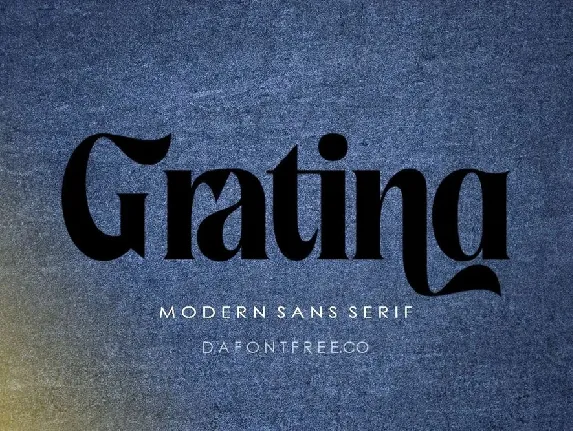 Gratina font