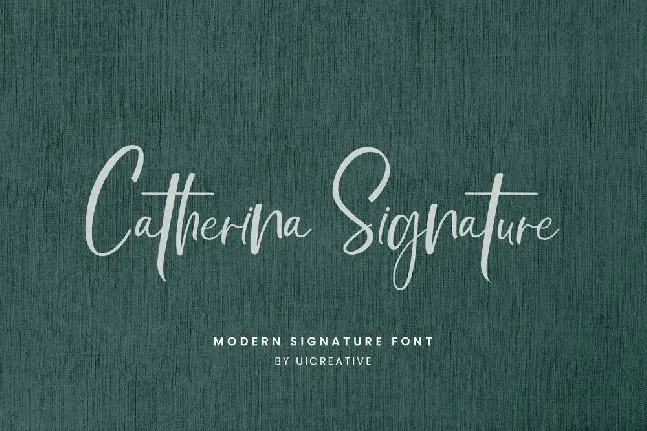 CatherinaSignature font