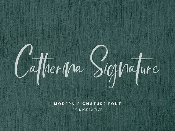 CatherinaSignature font