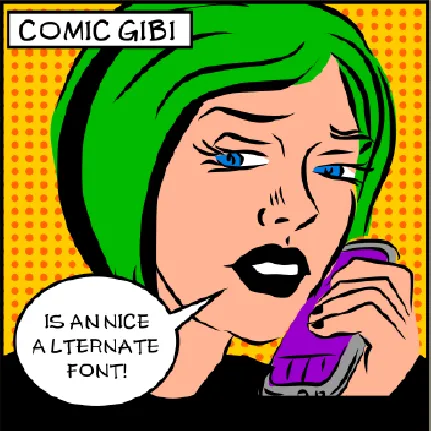 Comic Gibi font