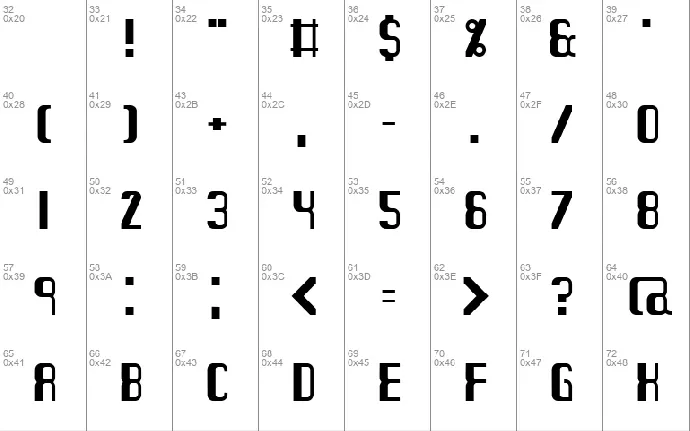 Quandary BRK font