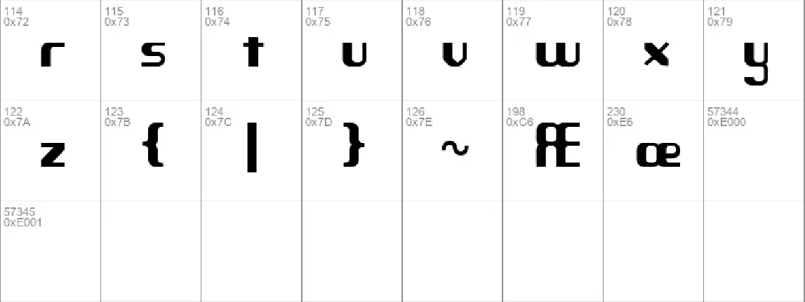 Quandary BRK font