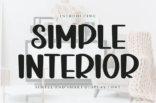 Simple Interior font