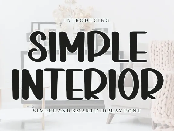 Simple Interior font