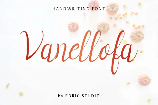 Vanellofa Handwritting font