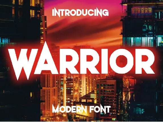 Warrior font