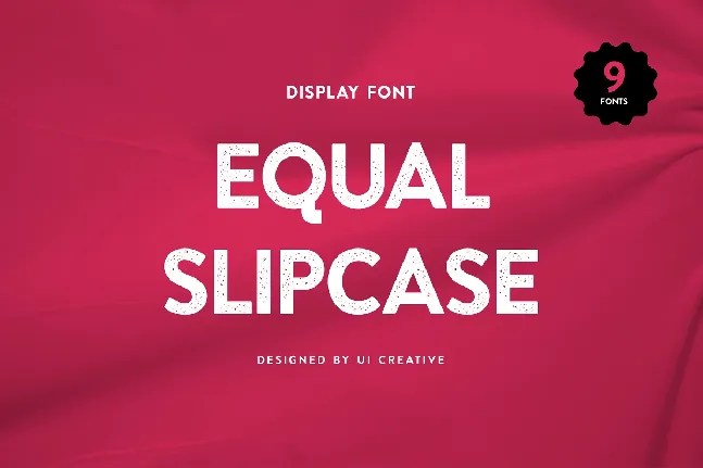 Equal Slipcase font